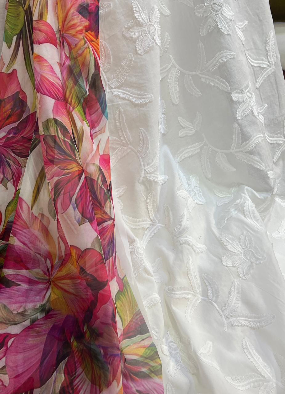 Sahar Chikankaari Floral